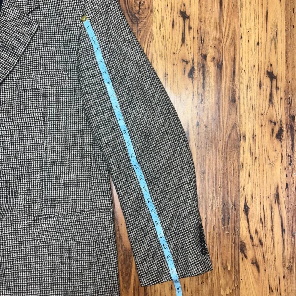 The Savile Row | SR | Macy's Men's Store |‎ Houndstooth 100% Wool | Blazer